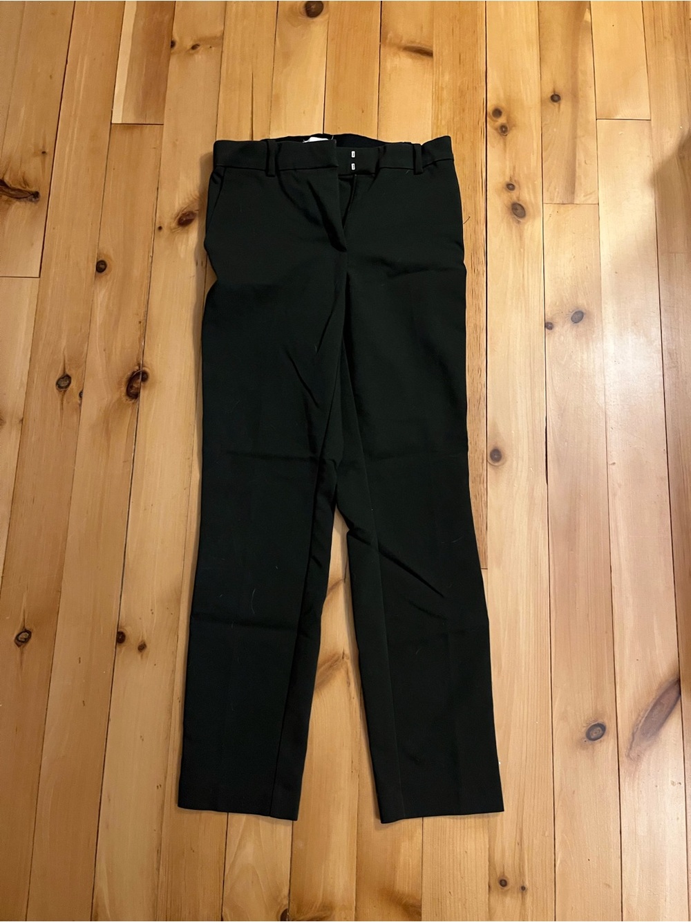 Women’s Forest Green Dress Pants - Classic Straight Fit